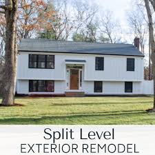 modernize a split level house with