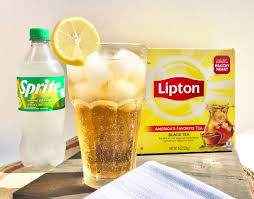 lipton tea bags in sprite