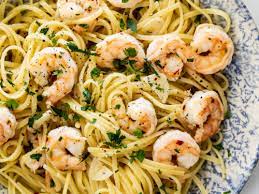 easy shrimp aglio e olio simply delicious
