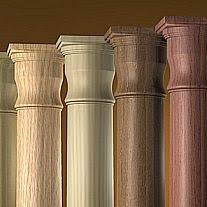 interior columns decorative wood