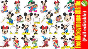 Free Mickey mouse CDR File - YouTube