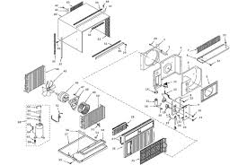 exploded view of the air conditioner