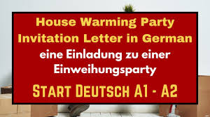 party invitation in german