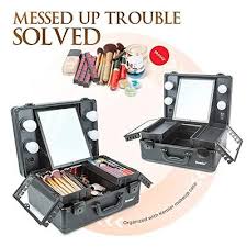 cosmetic organizer box makeup case with