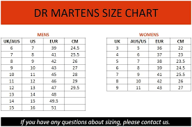 Valid Dr Martens Youth Size Chart The Hidden Agenda Of Size