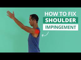 shoulder impingement 8 exercises and