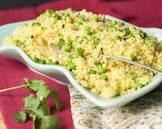 couscous with peas and onions