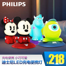 Buy Philips Led Rechargeable Portable Lamp Nightlight Disney Mickey Minnie Popeyes Strange Beast Small Night Light Lamp Cartoon In Cheap Price On M Alibaba Com
