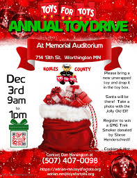 toys for tots friends of the auditorium