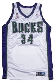 Look no further than the milwaukee bucks shop at fanatics international for all your favorite bucks gear including official bucks jerseys and more. Lot Detail 2001 02 Ray Allen Game Used Milwaukee Bucks Home Jersey