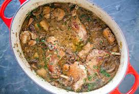 rabbit stew with mushrooms recipe