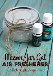 diy mason jar gel air freshener the