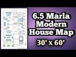 30 X 60 Feet House Design 6 5 Marla