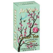 arizona drink mix green tea with