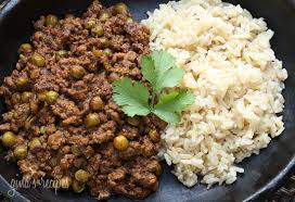 This recipe for easy curried lamb meatballs is sponsored by mariani™ family orchards, all thoughts and opinions expressed here are my own. Lamb Kheema With Peas Skinnytaste