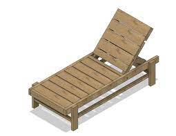 Diy Build Plan Outdoor Lounge Chair