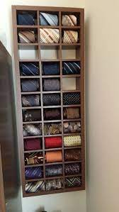 Wall Mount Rolled Neck Tie Display