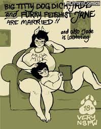 Big Titty Dog Dick Jade And Furry Fetishist Jane Are Married comic porn |  HD Porn Comics