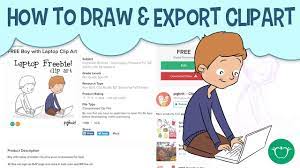 how to draw and export clip art to sell