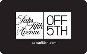Saks fifth avenue is an american luxury department store chain headquartered in midtown manhattan, new york city. Saks Fifth Avenue Off 5th Gift Card Kroger