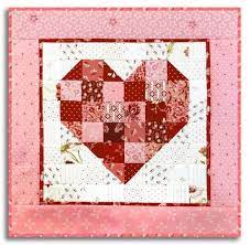 Heart Wall Hanging Mini Quilt Or Pillow