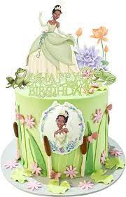 Princess Tiana Birthday Cake Ideas gambar png