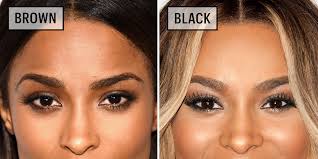 celebrities wearing black versus brown eyeliner why you should wear brown eyeliner