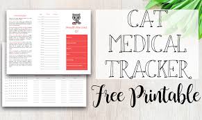 free printable cal record for dogs