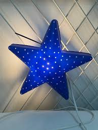 Ikea Wall Lamp Star Blue Furniture