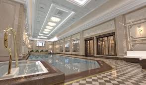 private swimming pool interior