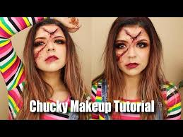 play chucky halloween makeup tutorial