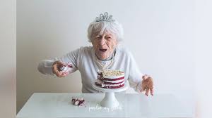 grandmother celebrates 90th birthday