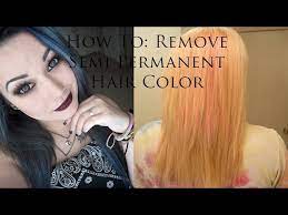 remove semi permanent hair color