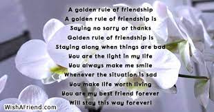 of friendship true friends short poems
