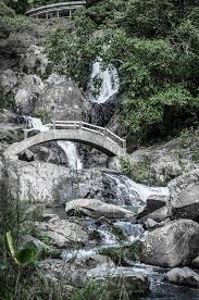 File Small Waterfalls And Stone Bridge