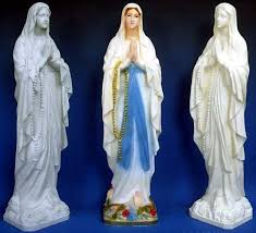 Our Lady Of Lourdes Statue Mary