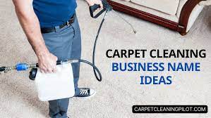 unique carpet cleaning business name