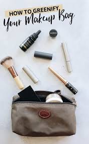 how to greenify your makeup bag the