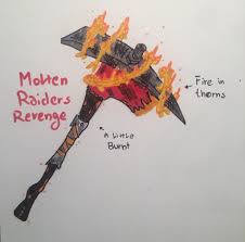 Would only trade for a decent ghoul trooper account lmk! Suggestion Saturday Concept Molten Raiders Revenge The Pickaxe For The Bundle Of The Upcoming Blaze Molten Renegade Raider Reposted Today Because I Posted It Some Days Ago But It S My Own