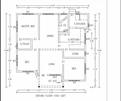 1000 sq ft house plans 3 bedroom indian