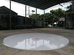 20ft diameter round dance floor with