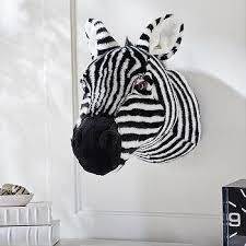 Zebra Head Wall Decor