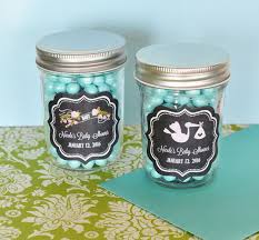 Baby Shower Personalized Mini Mason Jars