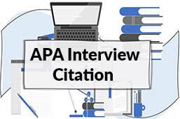 apa interview citation format exles