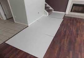 temporary floor protection pads for