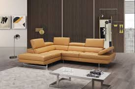 yellow gold sectional sofas modern