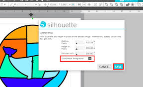 how to save a silhouette file with
