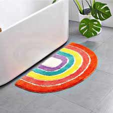 rainbow mat rug carpet small floor mat
