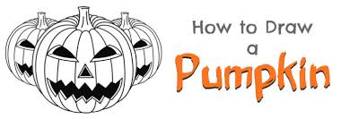 That makes it look better and more realistic, but also slightly harder to. How To Draw A Pumpkin Step By Step Tutorial