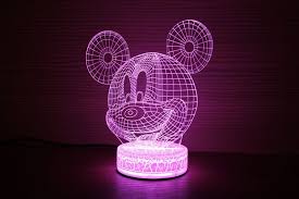 Mickey Mouse Head 3d Night Lamp Disney 3d Night Light Home Etsy In 2020 Mickey Mouse Birthday Decorations Night Lamps Christmas Gifts For Boyfriend